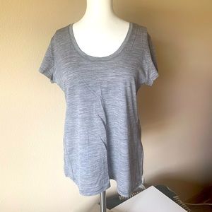 Ibex womens merino wool OD heather tee